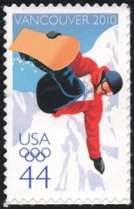 SC#4436 44¢ Winter Olympics, Vancouver Single (2010) SA