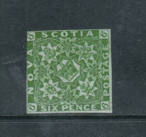 Nova Scotia #4 Mint Fine Unused (No Gum) **With Certificate**