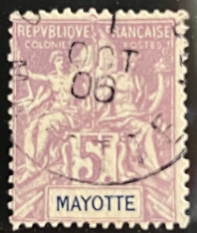 Mayotte 1899 SC 20 Used