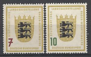 Germany Bund Scott # 729 - 730, mint nh