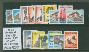 South West Africa #314-28 Mint (NH)