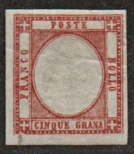 Italy - Sicily 23 Mint never hinged. Crease.