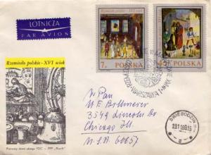 Poland, First Day Cover, Art