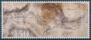 Liechtenstein 2021 MNH SEPAC Stamps Historical Maps Cartography 1v Set