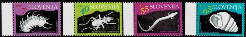 1993 Slovenia Scott Catalog Number 176-179 Unused No Gum