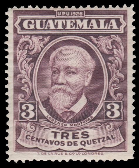 GUATEMALA STAMP 1929. SCOTT # 236. MINT. # 3