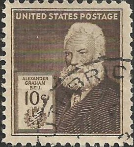 # 893 USED ALEXANDER GRAHAM BELL INVENTOR