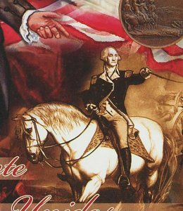 1st American President Stamp George Washington S/S MNH #2954 / Bl.579