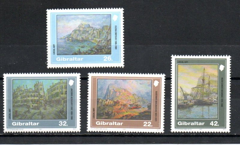 Gibraltar 596-599 MNH