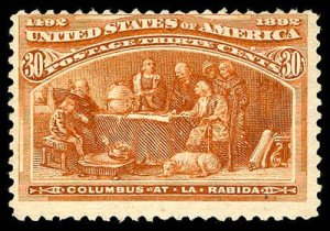 U.S. COLUMBIAN ISSUE 239  Mint (ID # 80619)