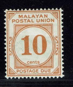 Malaya SG# D4, Mint Hinged -  Lot 013116