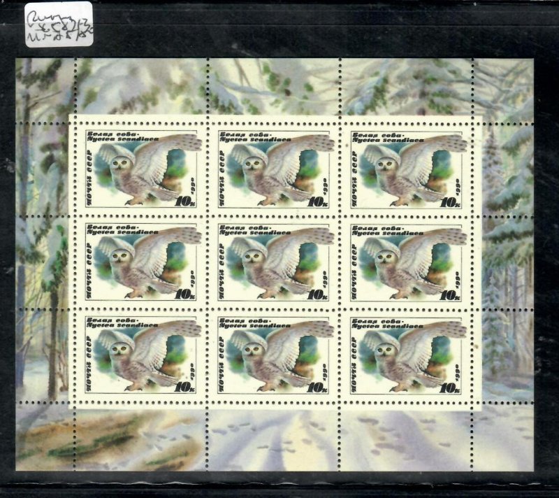 RUSSIA   BIRD   MINI SHEET SC 5821     MNH  P0815H