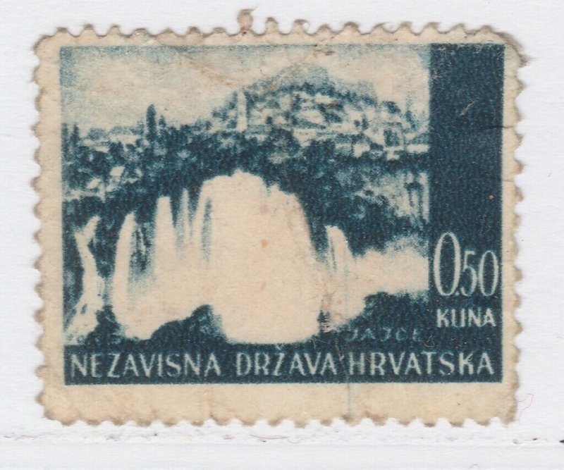 Croatia 1941 Pictorial Designs 50b Used Stamp A19P11F611-