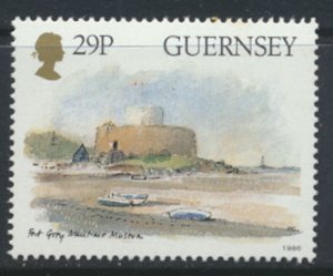 Guernsey  SG 378  SC# 343 Museum   Fort Grey  MNH see scan 