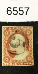 MOMEN: US STAMPS # 11 USED LOT #A 6557