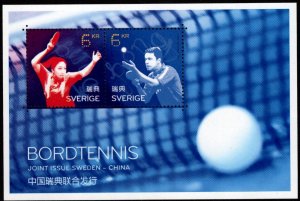 Sweden 2013 MNH** - S/S - Table Tennis - Scott - # 2715