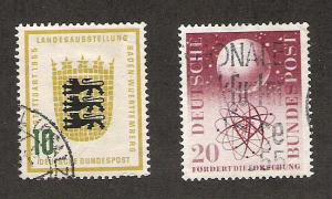 Germany Scott 730, 731 Used Exhibition & Research 2018 CV $3.40