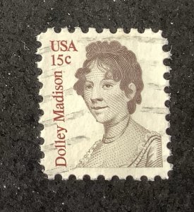 USA 1980 Scott 1822 used - 15c, Dolley Madison