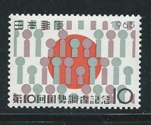 Japan 849 1965 Census single MNH