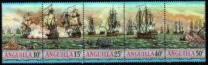 ANGUILLA SG112a 1971 SEA BATTLES OF THE WEST INDIES MNH