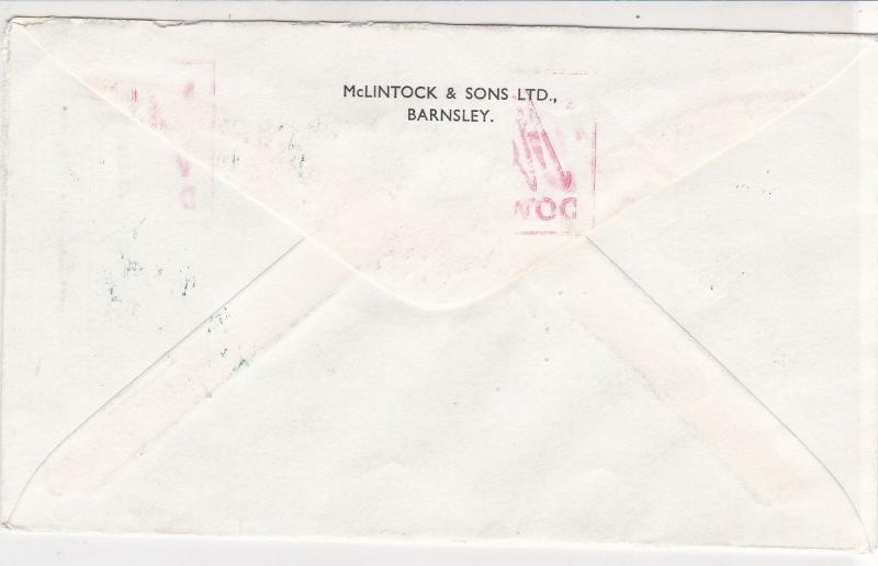 England to Switzerland 1967 Postings to Pay Machine Cancels Stamps Cover Rf25267