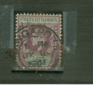 Straits Settlements #117v Used Single