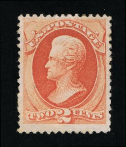 VERY AFFORDABLE GENUINE SCOTT #178 F-VF MINT OG H 1875 CBNC 2¢ VERMILION #11435