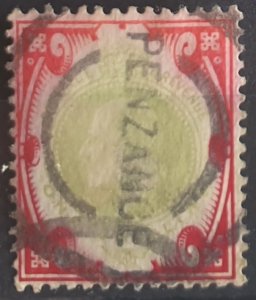 Great Britain King Edward VII 1/ Green & Red 1902