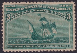 #232 Mint OG, VF (CV $35 - ID46404) - Joseph Luft