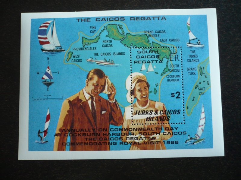 Stamps - Turks & Caicos - Scott# 467 - Mint Never Hinged Souvenir Sheet