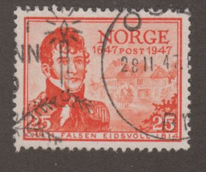 Norway 282 Christian Magnus Falsen  1947