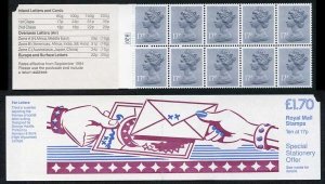 DB8(28) 1985 1.70 No. 3 Fan Letters Left Margin Cyl B20