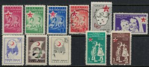 Turkey #RA214-7,24, plus private issies */u   CV $3.00++