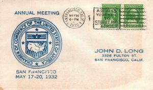 CHAMBER OF COMMERCE OF THE UNITED STATES ANNUAL MEETING SAN FRANCISCO 1932 TYPE4