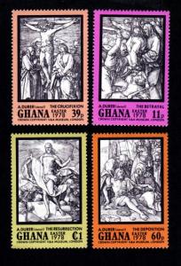 Ghana # 670-673 Mint Easter!