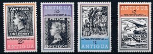 [BIN3259] Antigua 1980 Stamps on Stamp good set of stamps very fine MNH