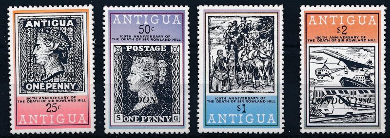 [BIN3259] Antigua 1980 Stamps on Stamp good set of stamps very fine MNH