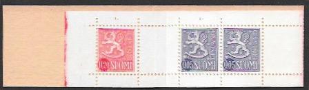 Finland Booklet #402 Complete 1963-67 Lion