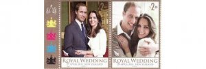 New Zealand - Royal Wedding - 2 Stamp  Strip 14J-001