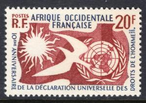French West Africa 85 Human Rights MNH VF