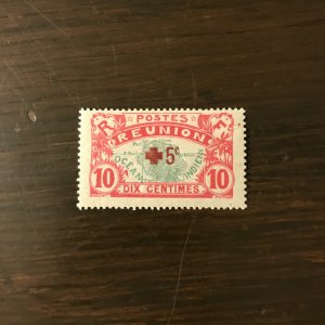 Reunion Island B3 - Semi-Postal 10¢ + 5¢ (2) - Unused, NG - VF/XF,