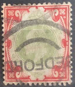 Great Britain King Edward VII 1/ Green & Red 1902