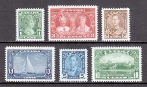 Canada - Scott #211-216 - MH - SCV $26