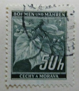 1940 A6P35F121 Germany Bohemia and Moravia 50h Used-