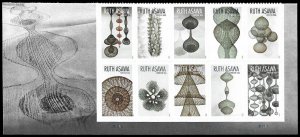 PCBstamps      US #5504/5513 PB $5.50(10x{55c})Ruth Asawa, MNH, (PB-2c)