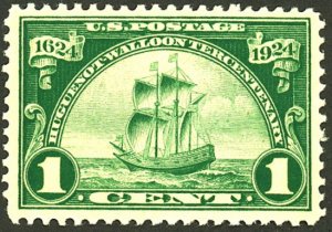 U.S. #614 MINT OG LH