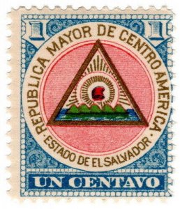 (I.B) El Salvador Revenue : Duty Stamp 1c (Municipal)