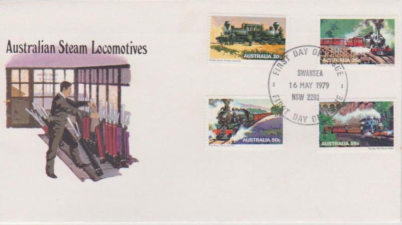 Australia 1979 Steam Trains First Day Cover