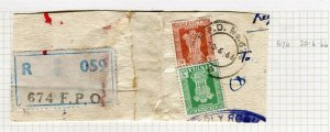 INDIA; Early GVI issue + POSTMARK on fine used value, Field PO 674