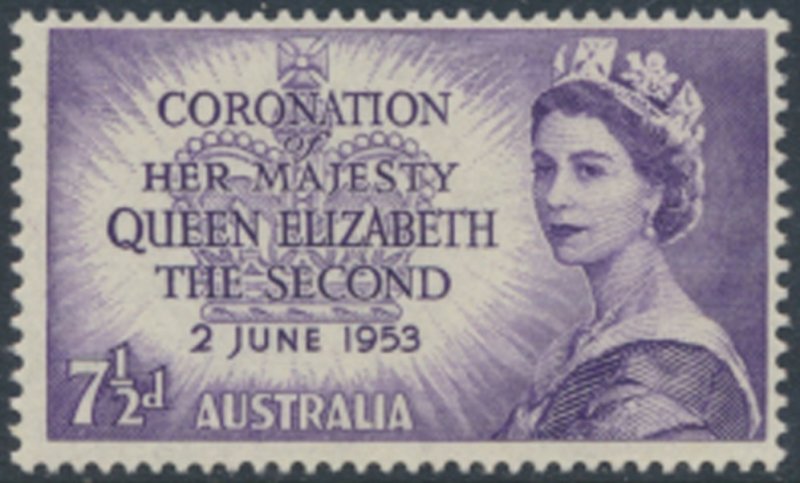 Australia   SC#  260  MNH  Coronation see details & scans